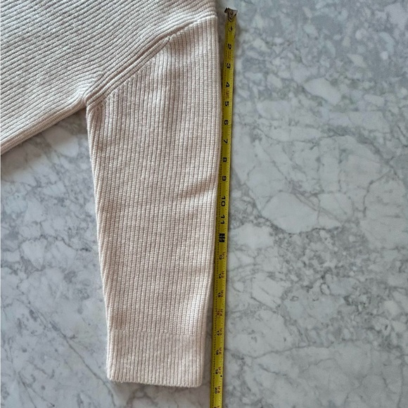 Quince Mongolian cashmere fisherman boxy cardigan sweater - Picture 7 of 8